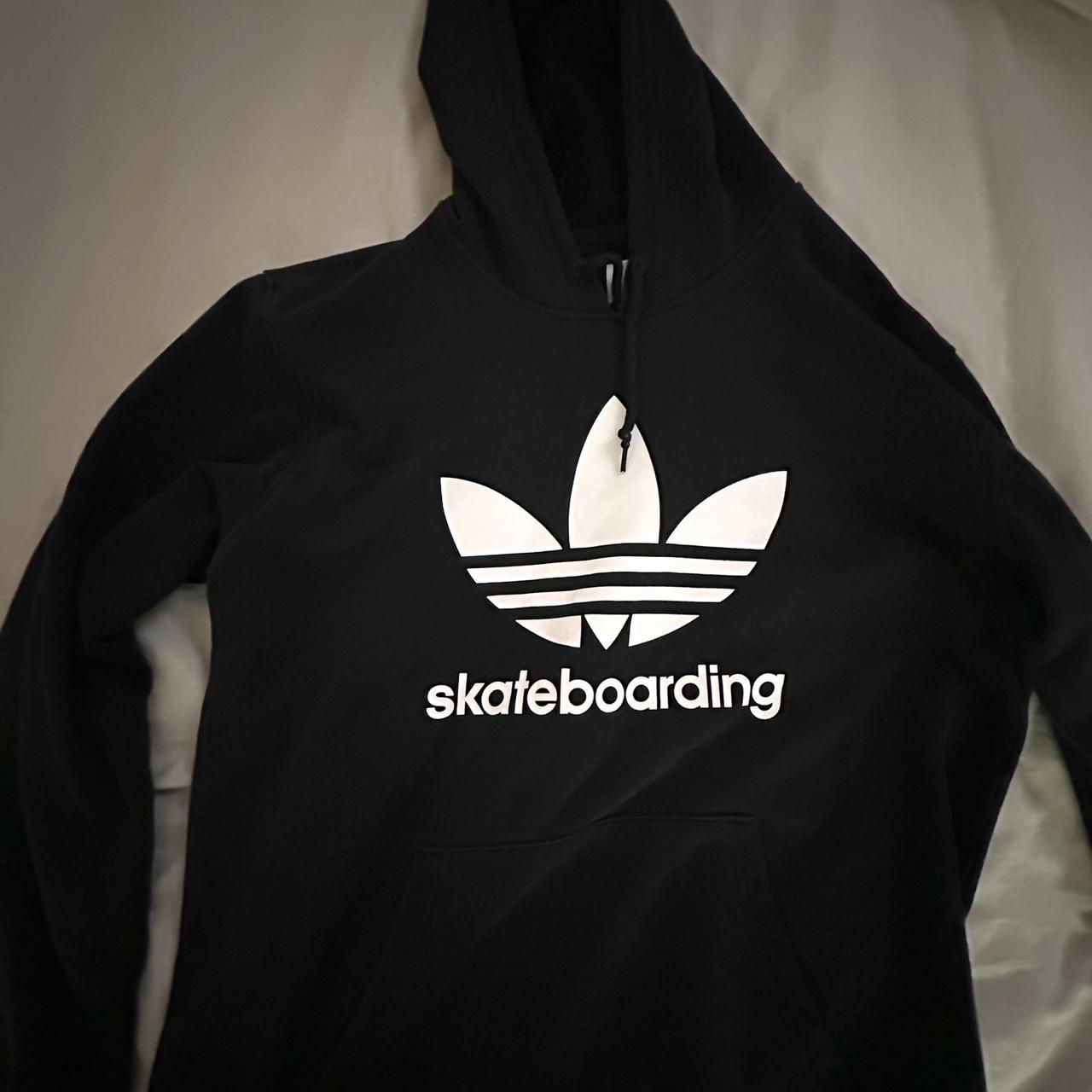 adidas skateboarding hoodie Size L fits great... Depop