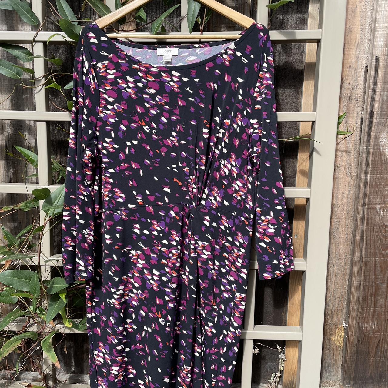 Loft black hotsell floral dress