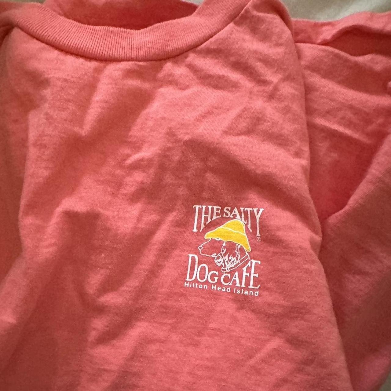 Salty dog hilton head coral colored shirt very good depop