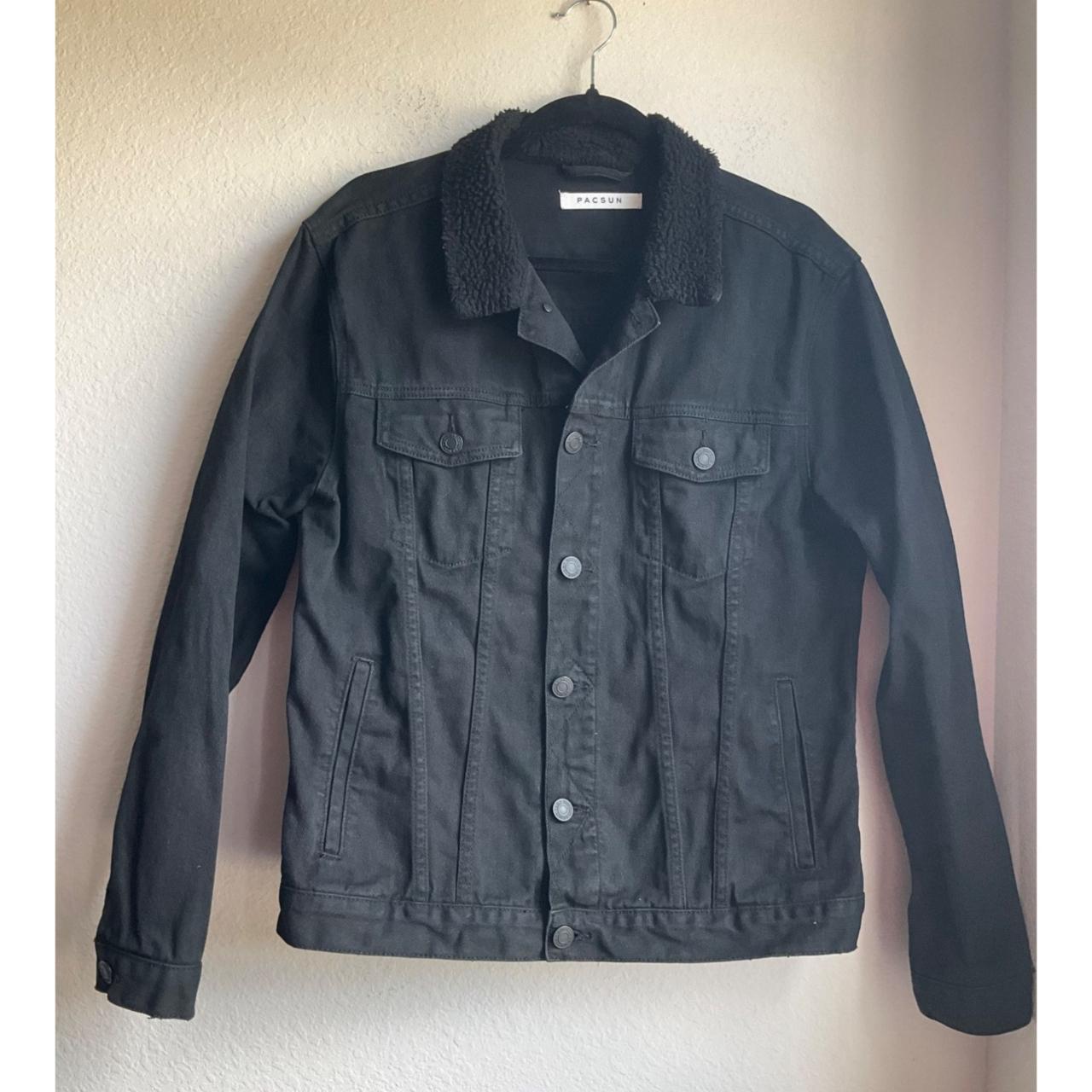 Pacsun black 2025 jean jacket