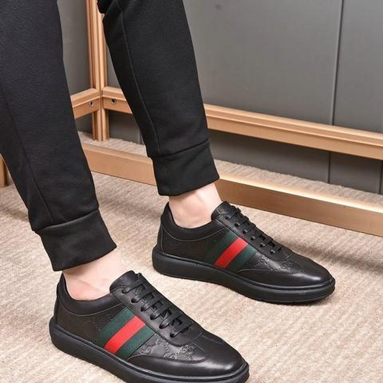 Gucci black sale trainers mens