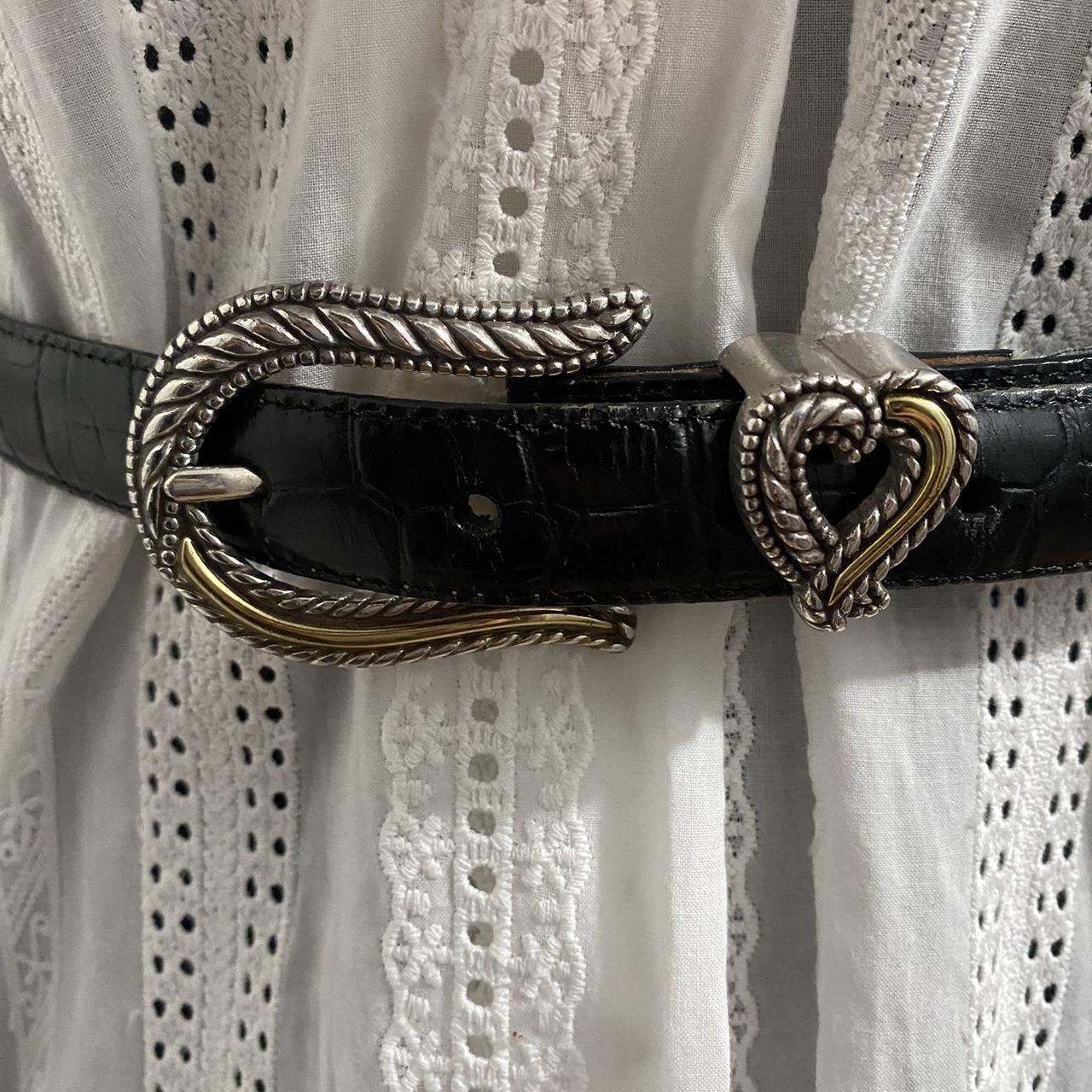 Brighton Women's Black Belt Depop