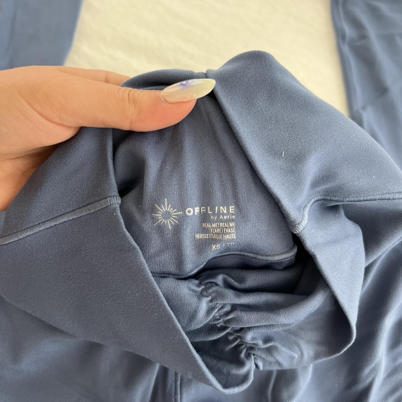 Aerie Women's Blue Leggings Depop