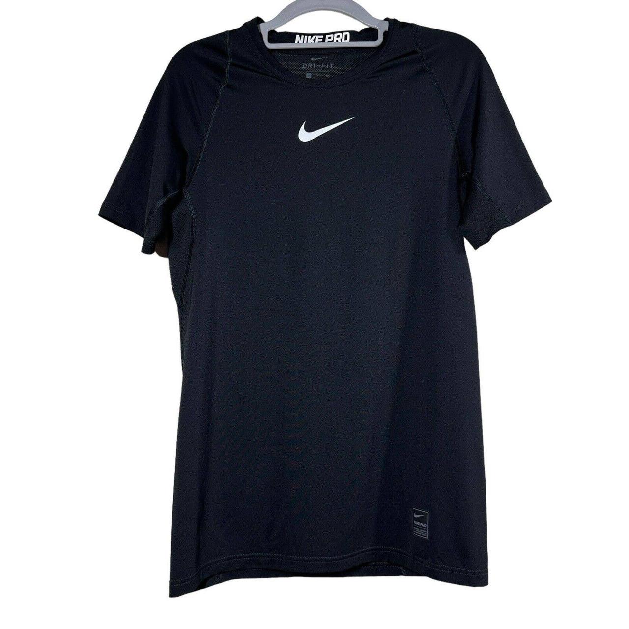 Nike Pro Dri Fit T Shirt Men's Size S Black Fitted... - Depop