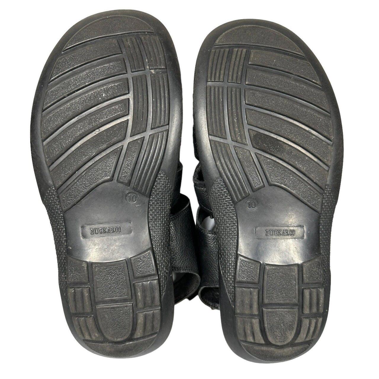 Buckaroo Crystal Black Mens Leather Sandal, 8 at Rs 2995/pair in Mumbai |  ID: 2850590071588