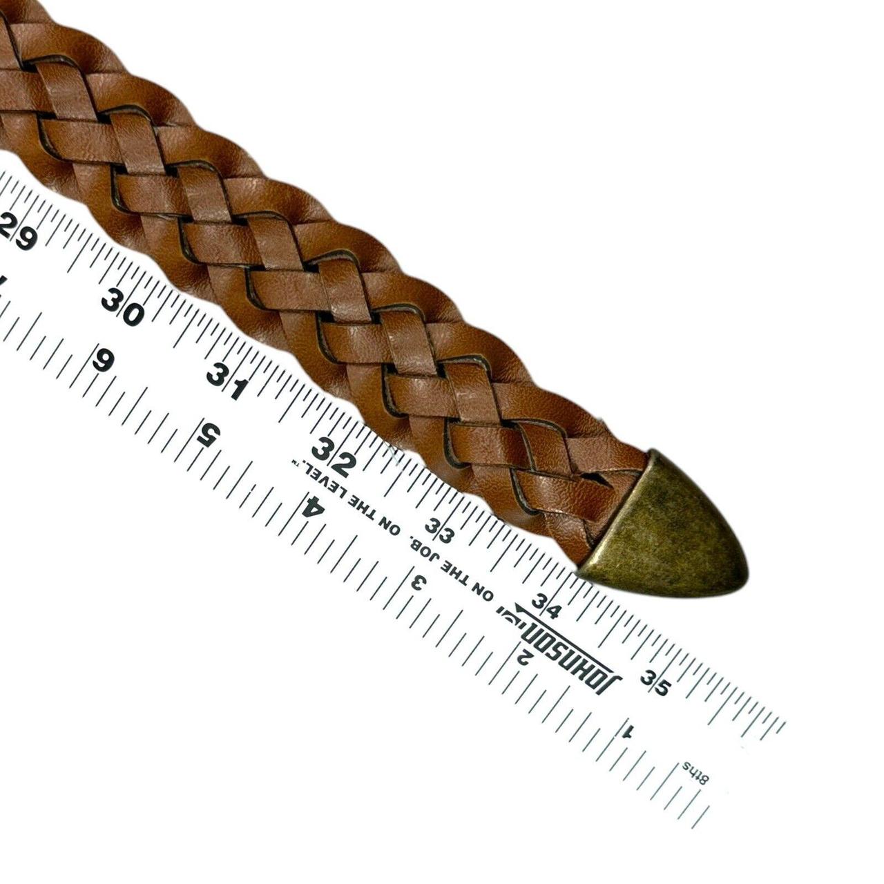 Source Unknown Women's Belt - Brown – Braided Fau… - image 2
