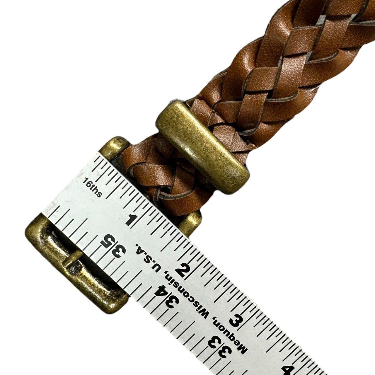 Source Unknown Women's Belt - Brown – Braided Fau… - image 3