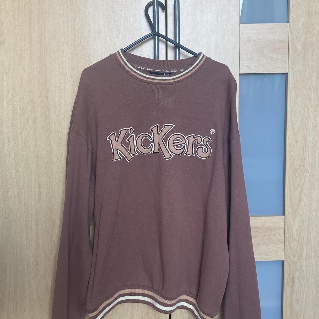 Kickers sweatshirt jumper Brown Size XS but is... Depop