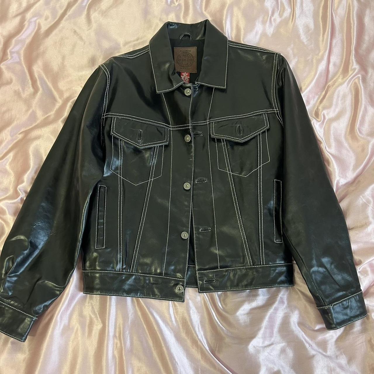 Vintage gap 2024 leather jacket