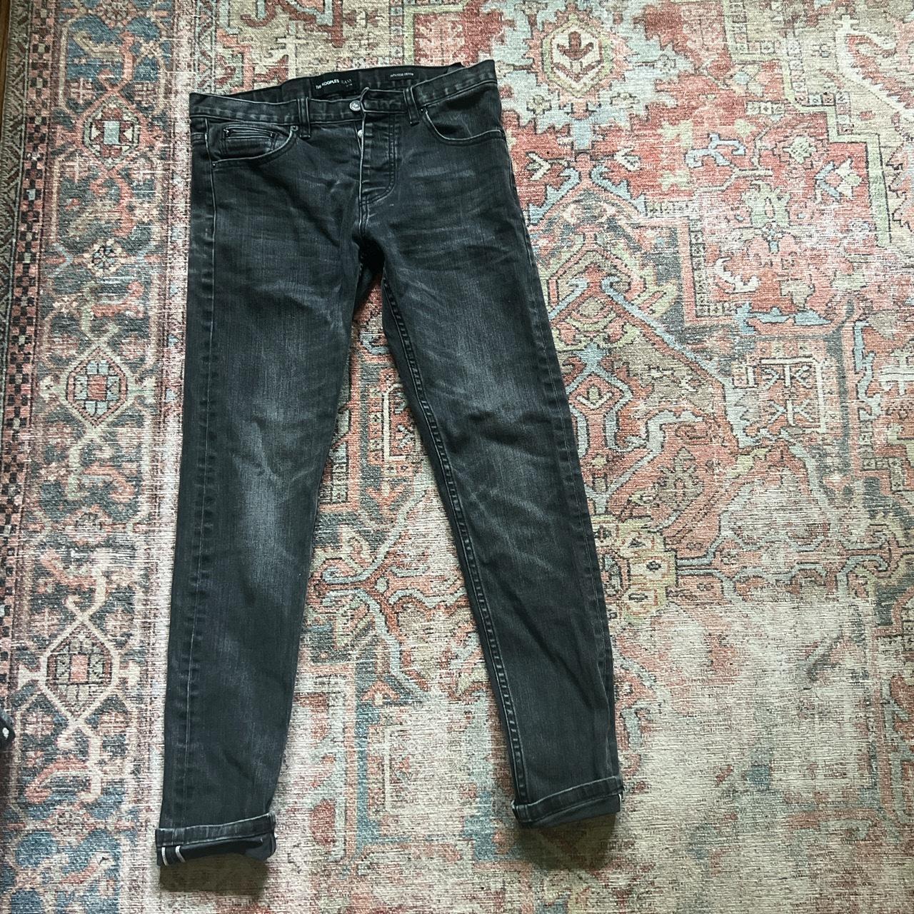 Kooples Black Japanese Denim - Depop