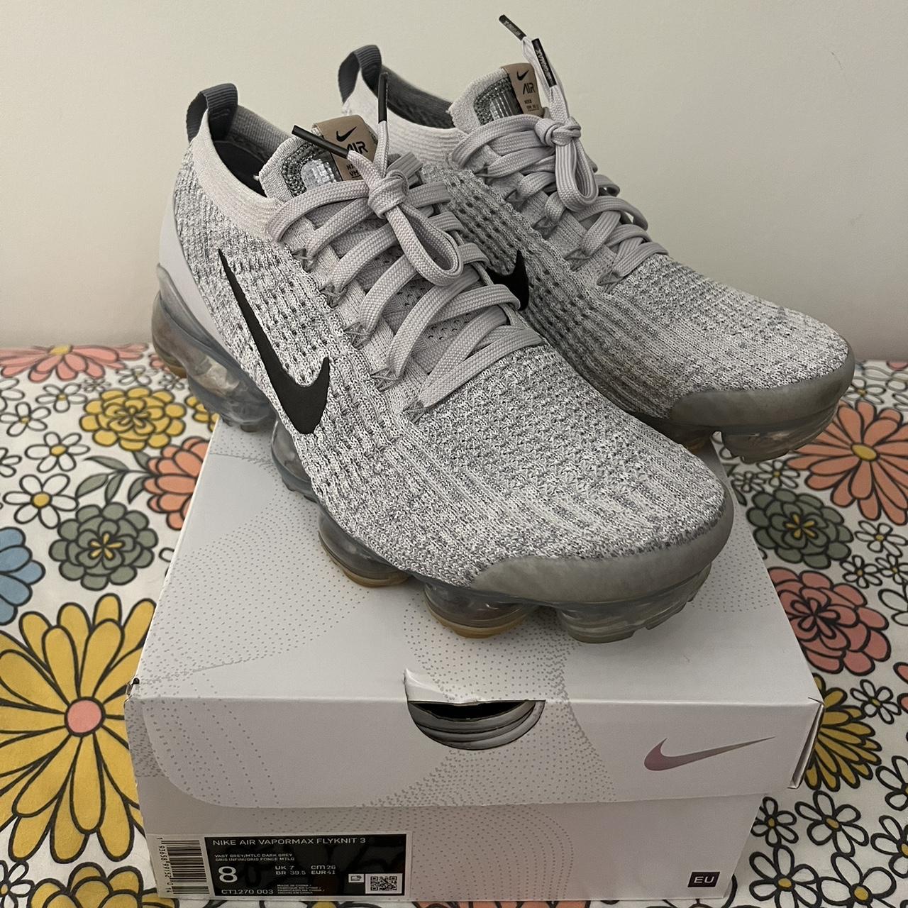nike air vapormax flyknit 2 mens silver
