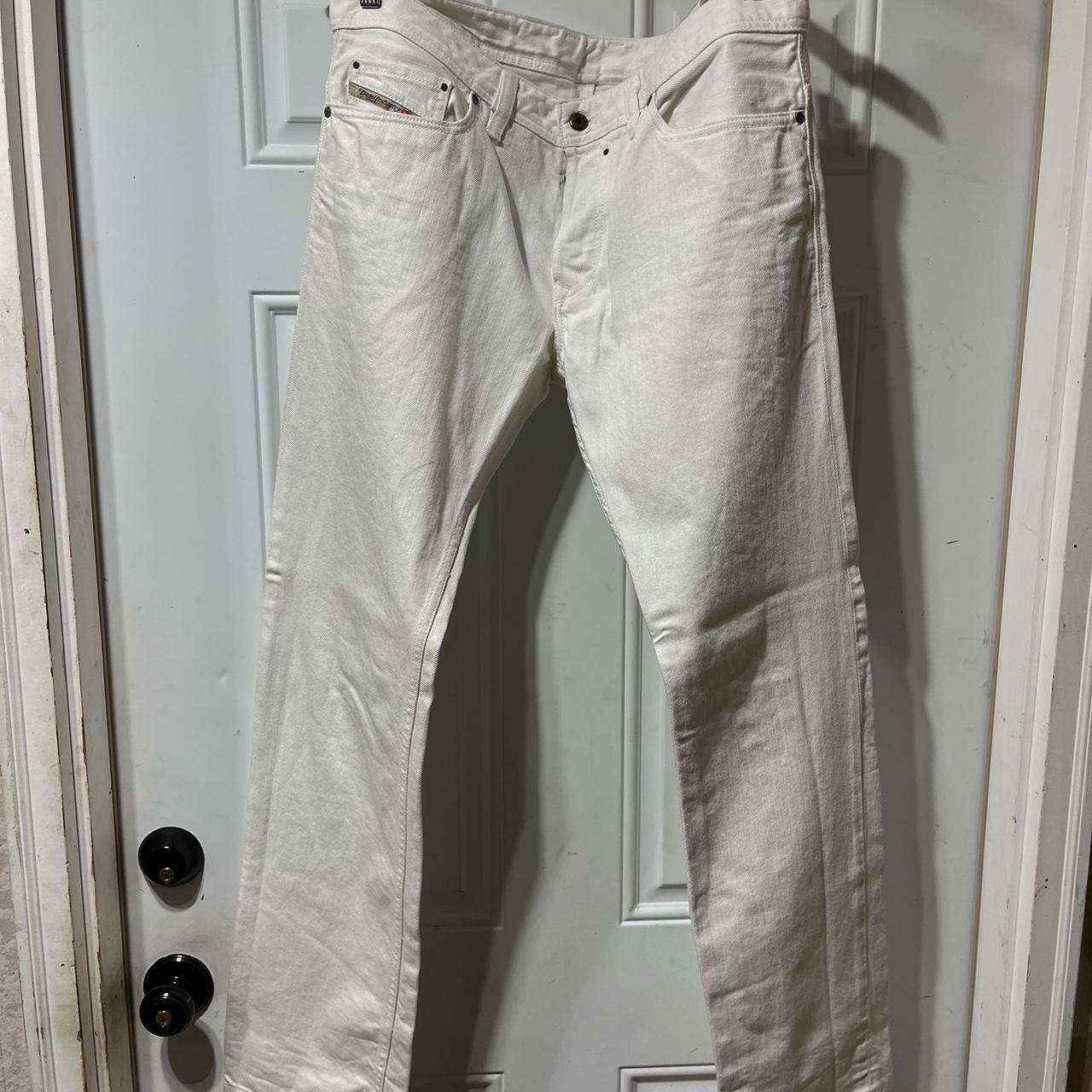 Diesel Safado Jeans Wash #008QU White Waist 32... - Depop