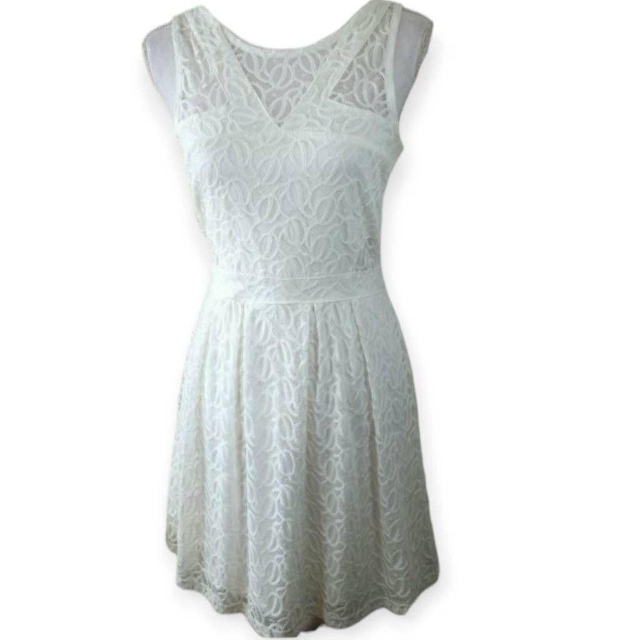 Charlotte russe white outlet lace dress