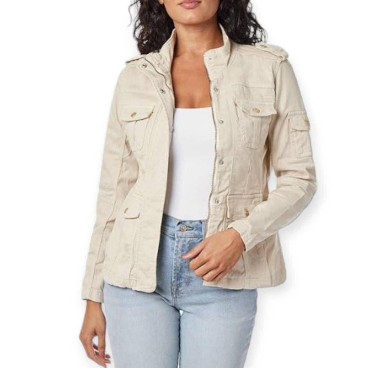 Cream hot sale utility jacket