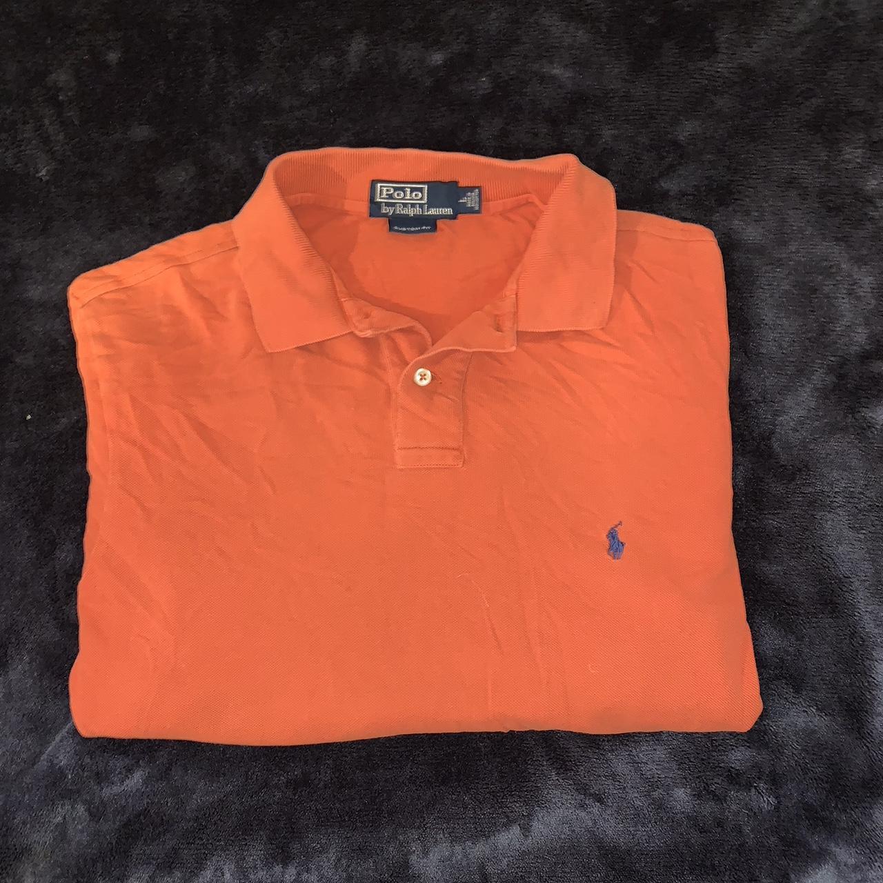 Black and orange clearance ralph lauren polo shirt