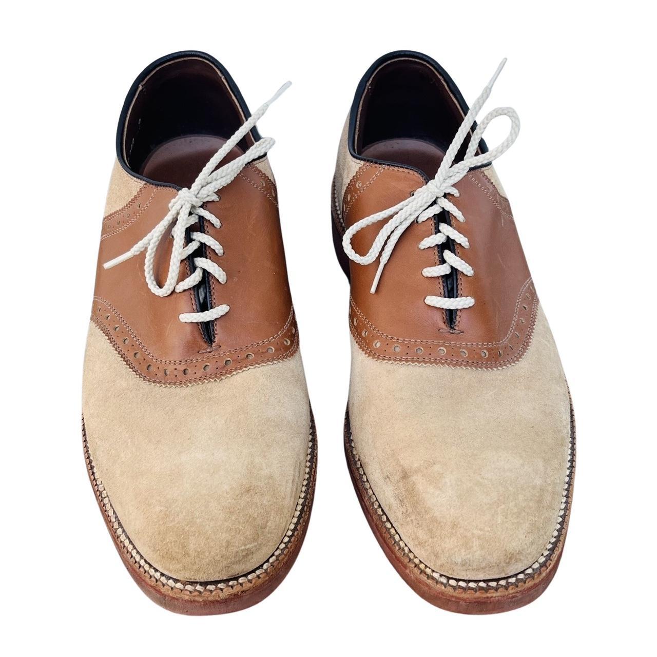 Allen edmonds cheap tan saddle