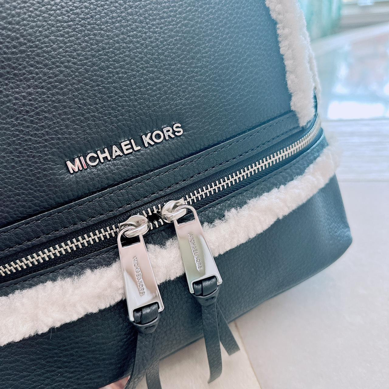 Michael kors rhea zip medium backpack black on sale