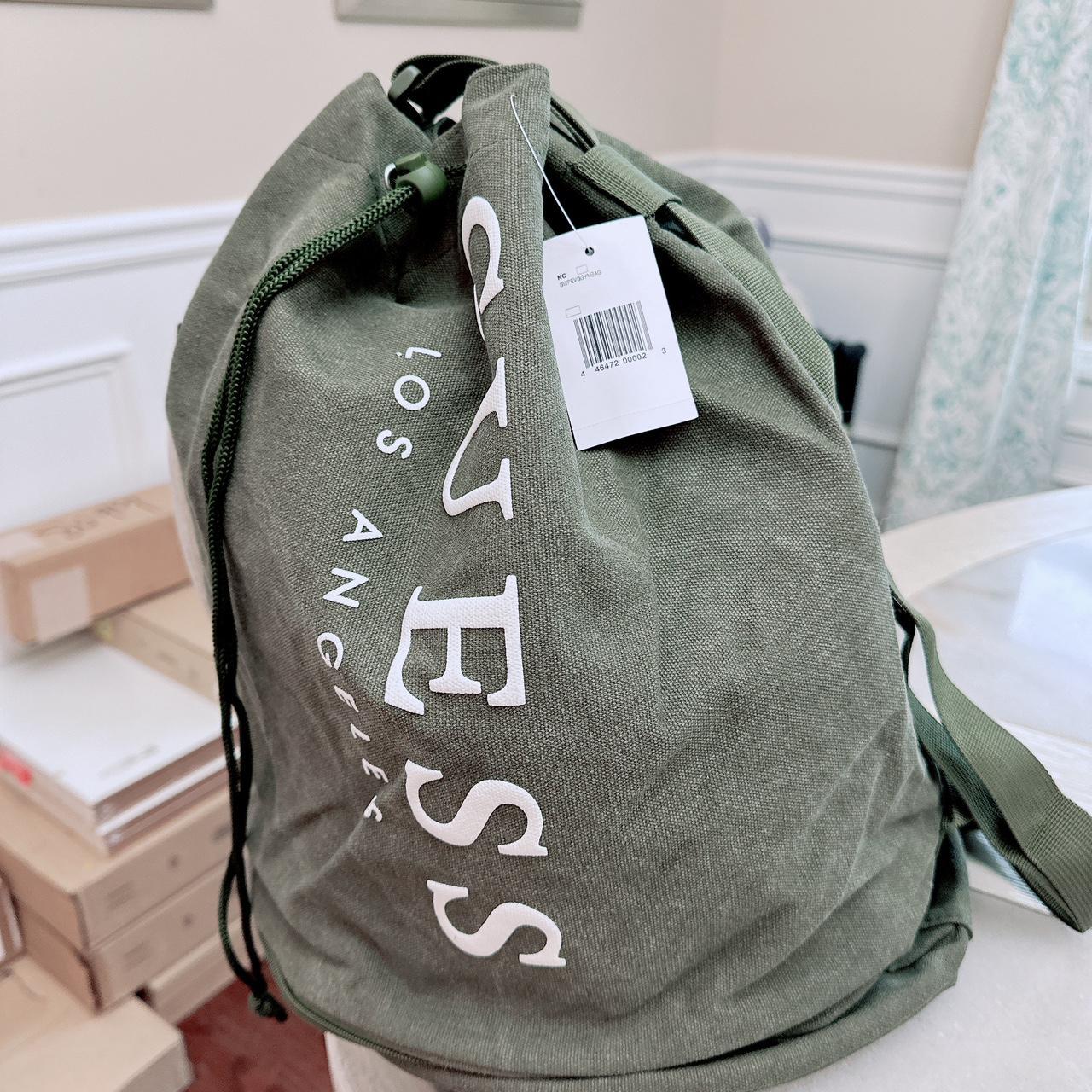 GUESS Army Green Canvas Travel Weekend Shoulder. Depop