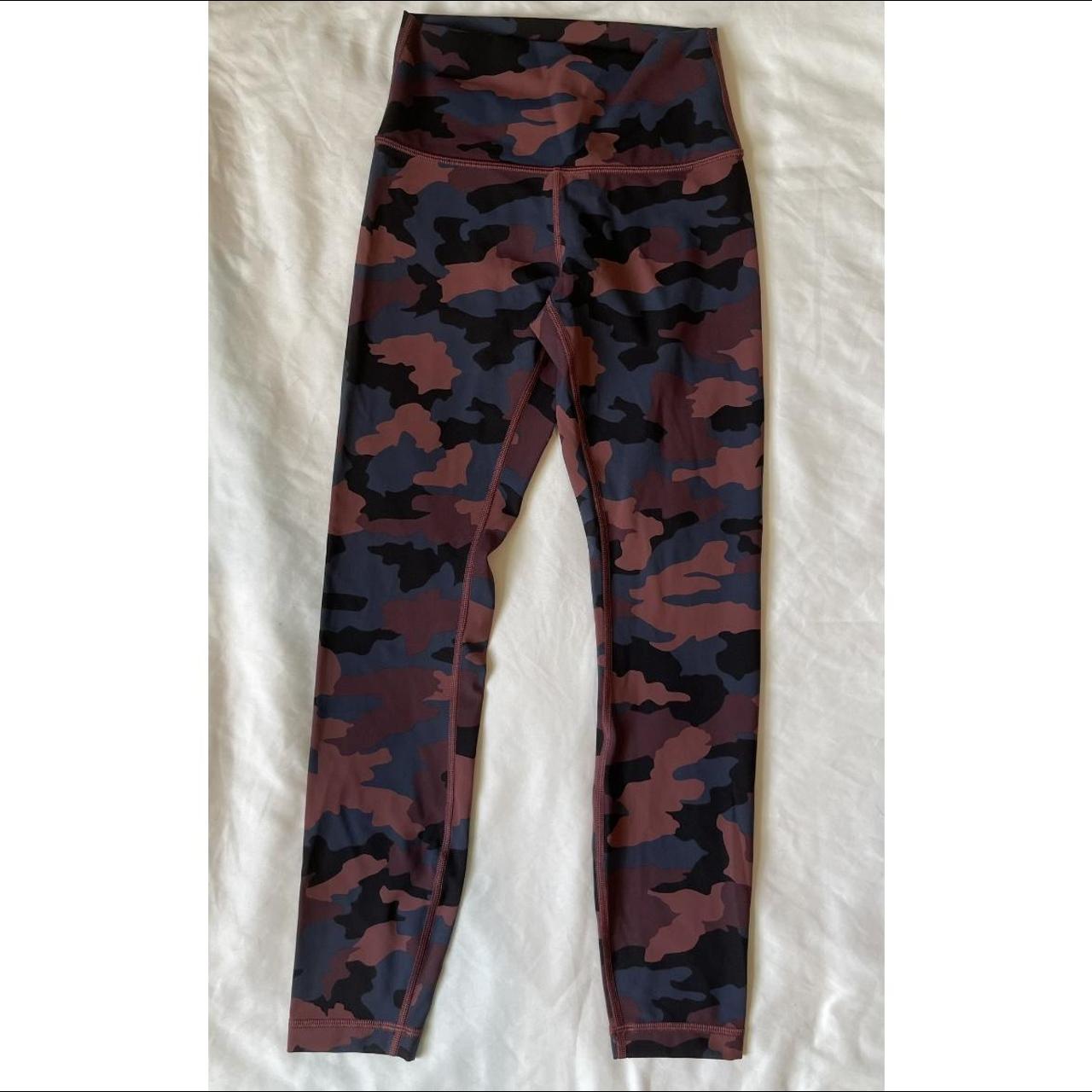 Iconic camo leggings from lululemon! Worn once and - Depop