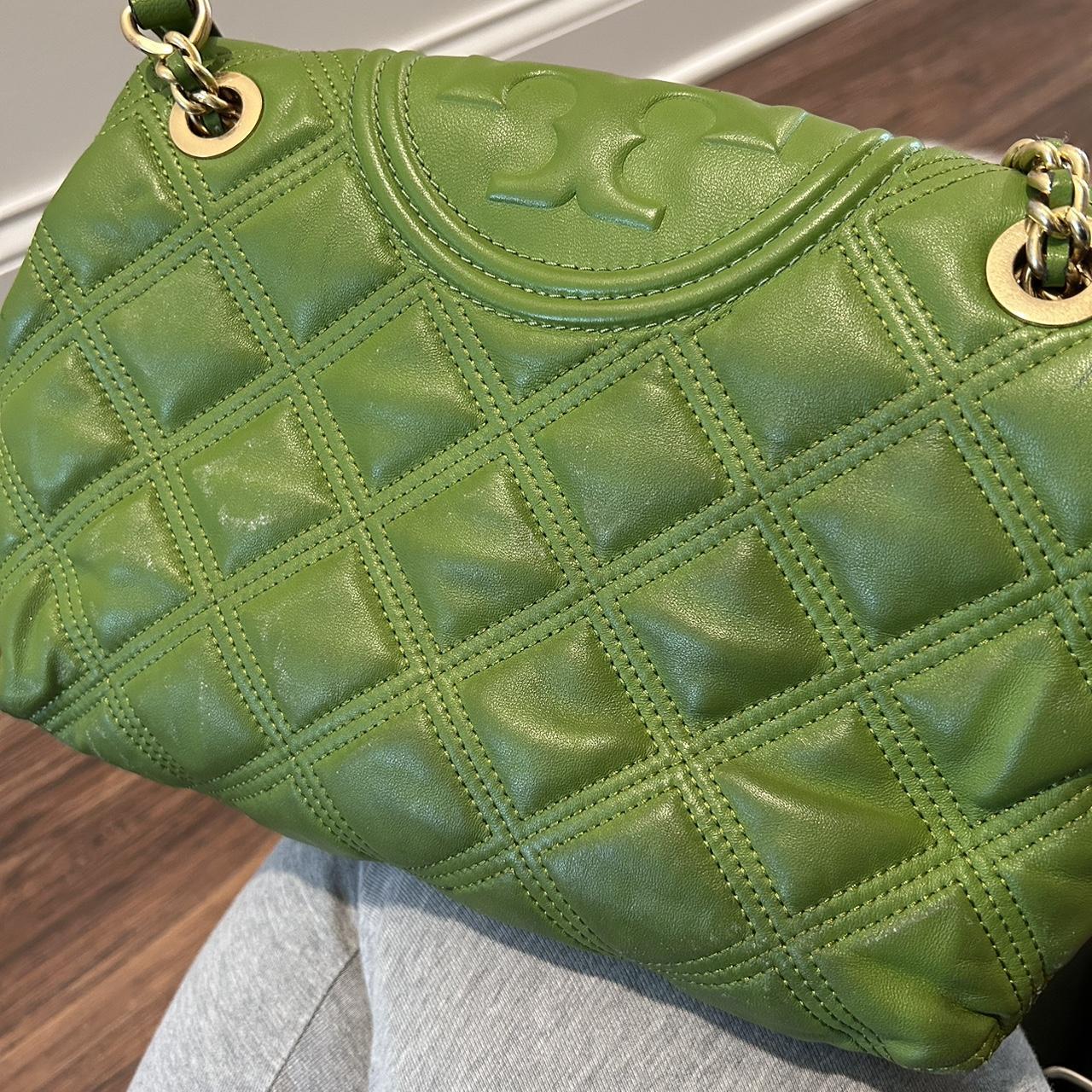 Tory Burch Fleming Convertible Quilted Shoulder Bag - Depop