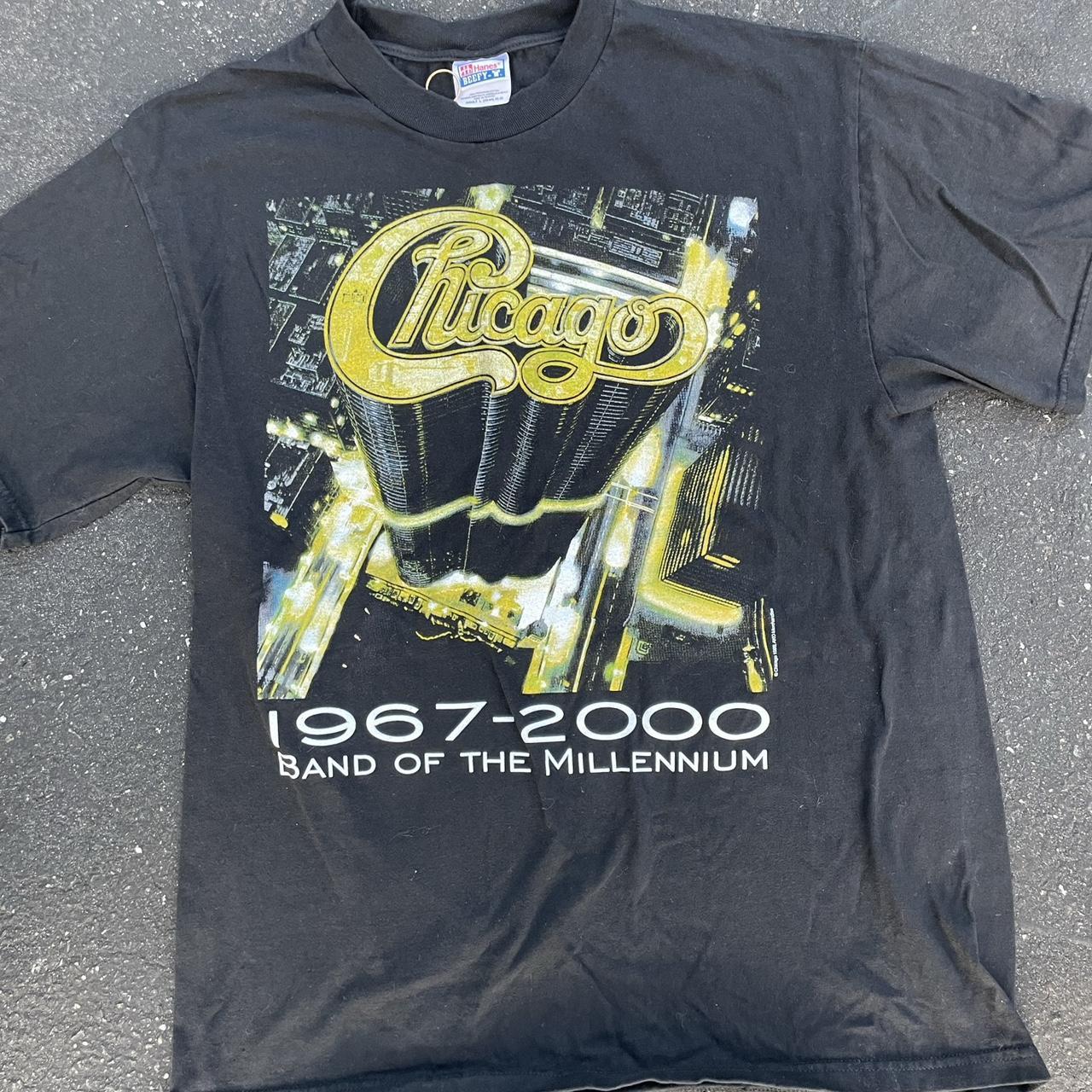 Vintage Chicago 1999 Band Tee -Mens size Large - - Depop