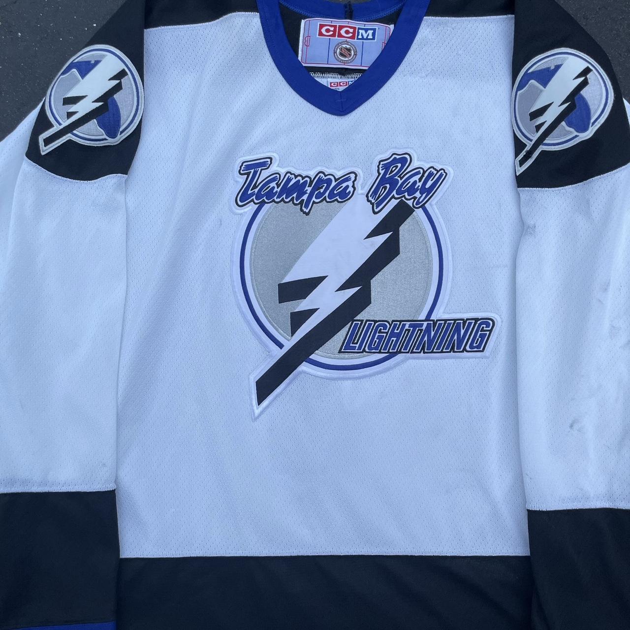 Tampa Bay Lightning Jersey vintage ccm tampa bay - Depop