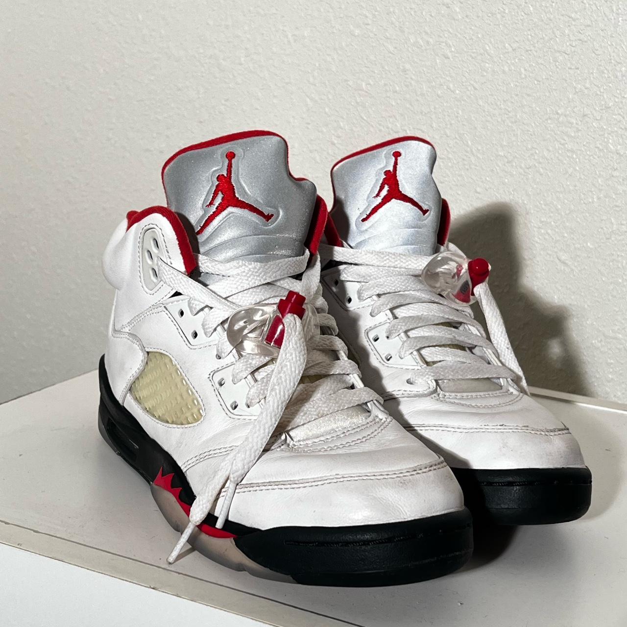 Air Jordan 5 Retro Fire Red. 5.5M/7W. These have... - Depop