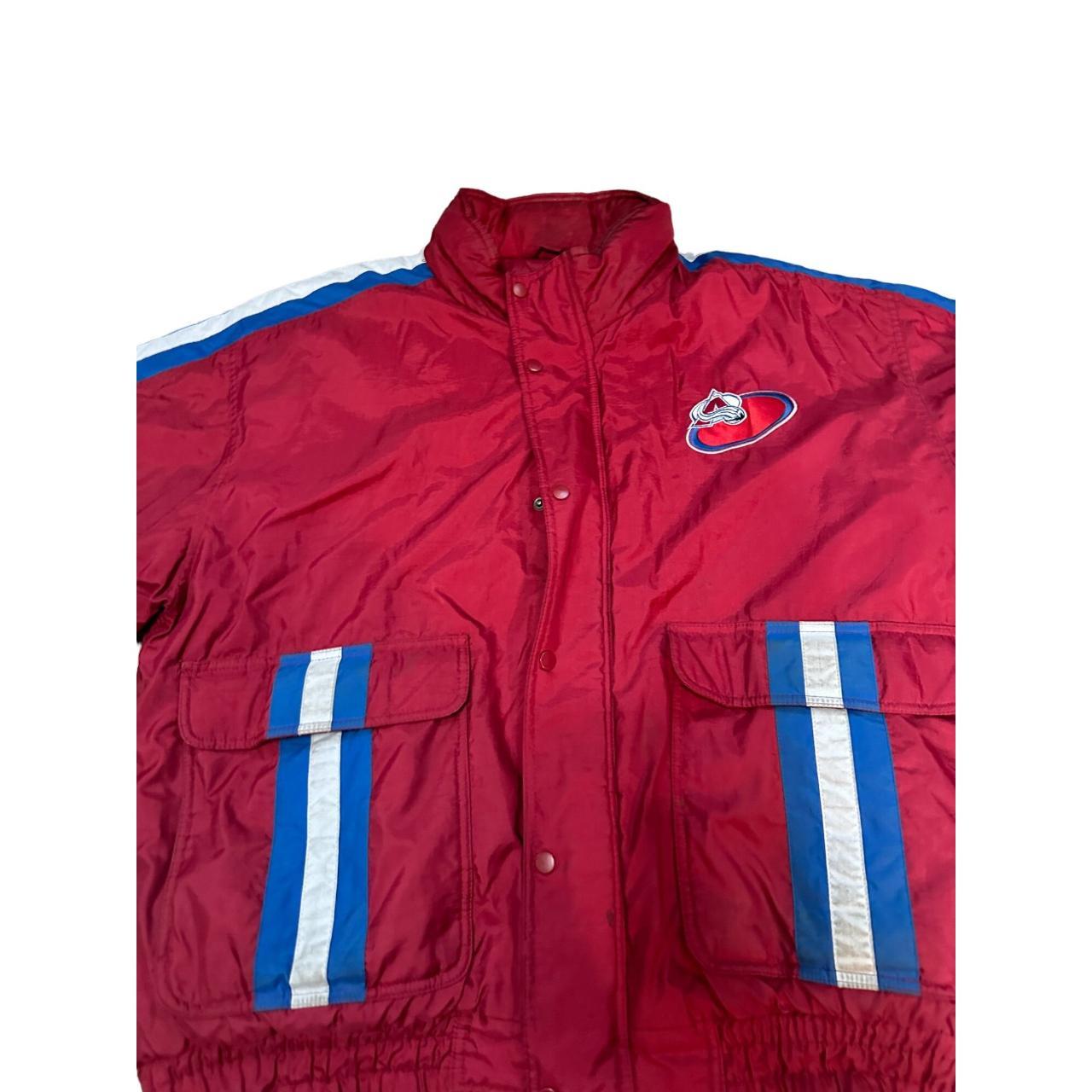 Vintage Colorado Avalanche Jacket Size Tag Washed - Depop