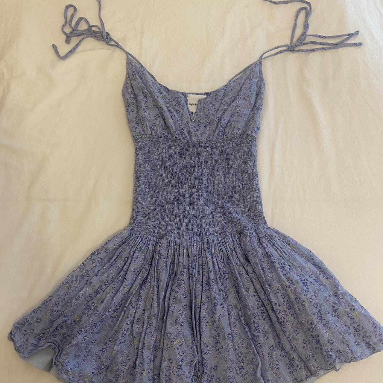 Skylar + Madison purple floral mini dress Super cute... Depop