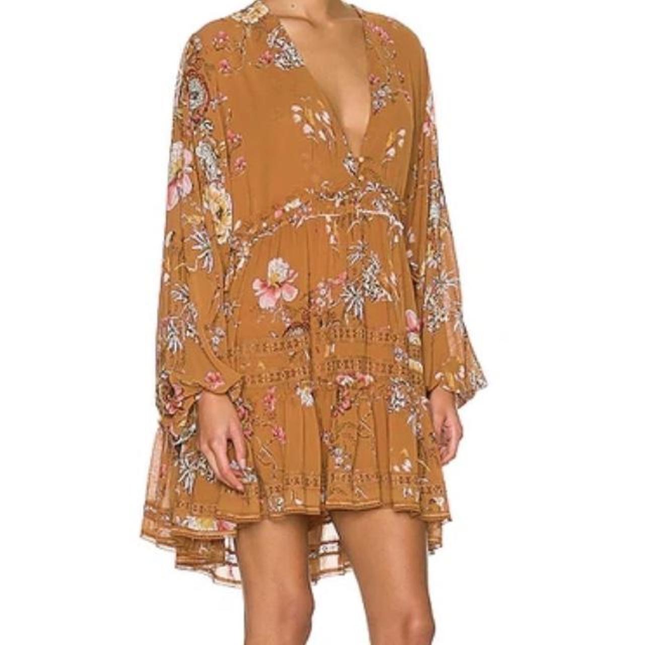 Free people cherry top blossom mini dress