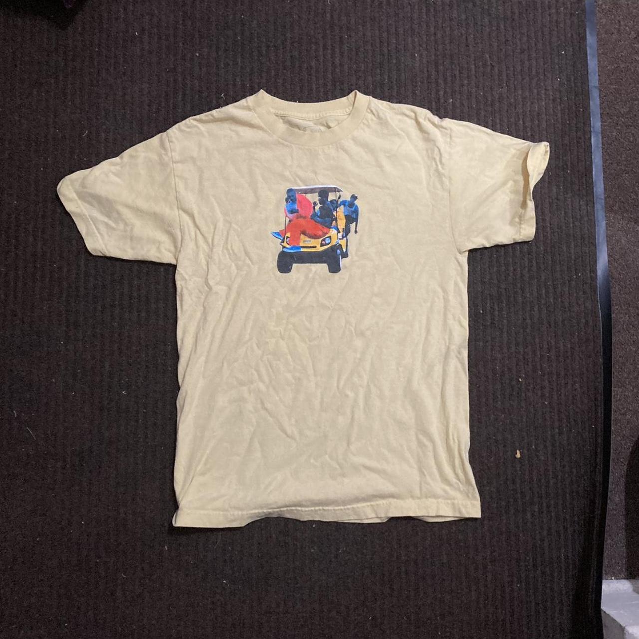 brockhampton yellow star golf cart tee this is the... - Depop