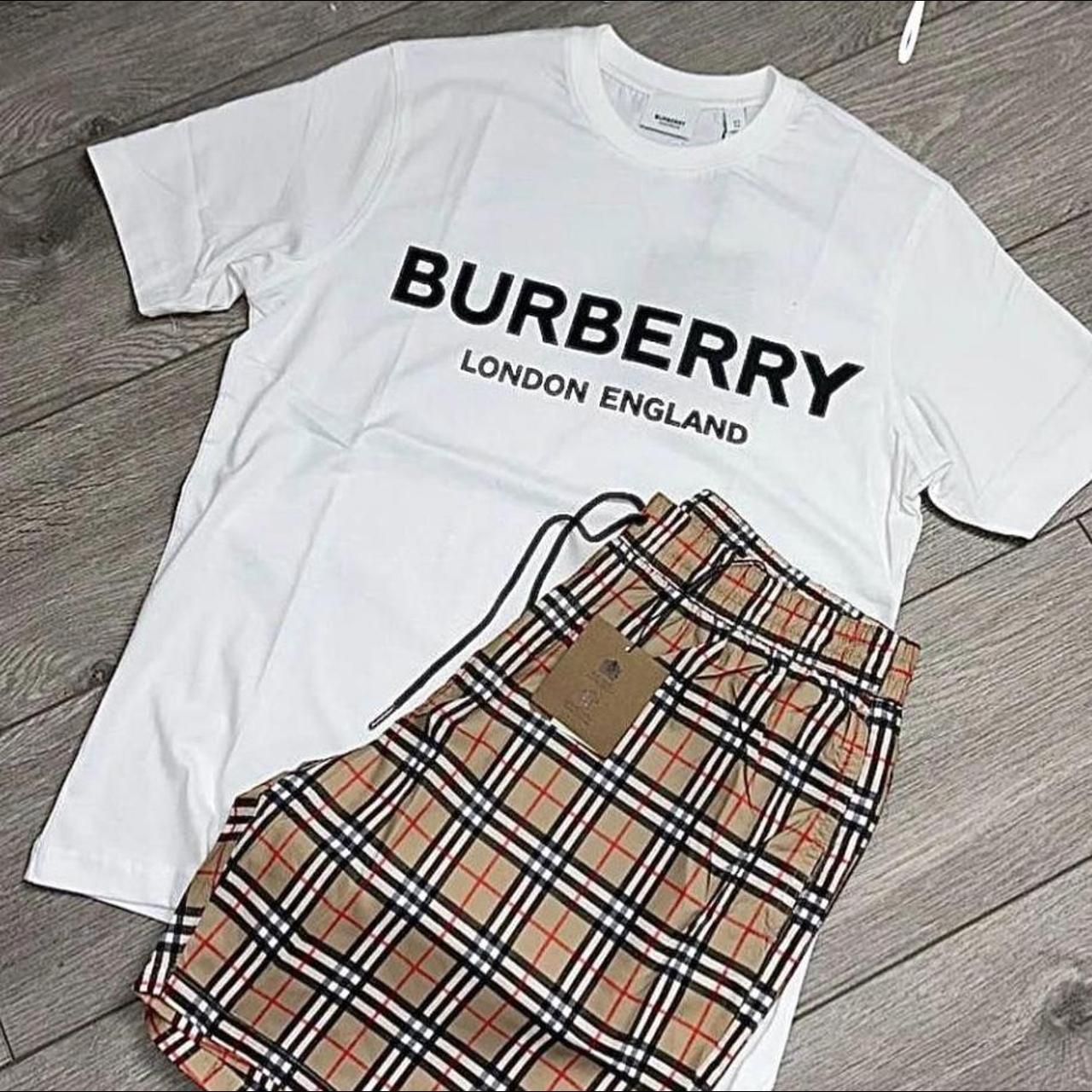 BURBERRY Tシャツ＆ショートパンツ セット Burberry short and t shirt set Brand new | Depop