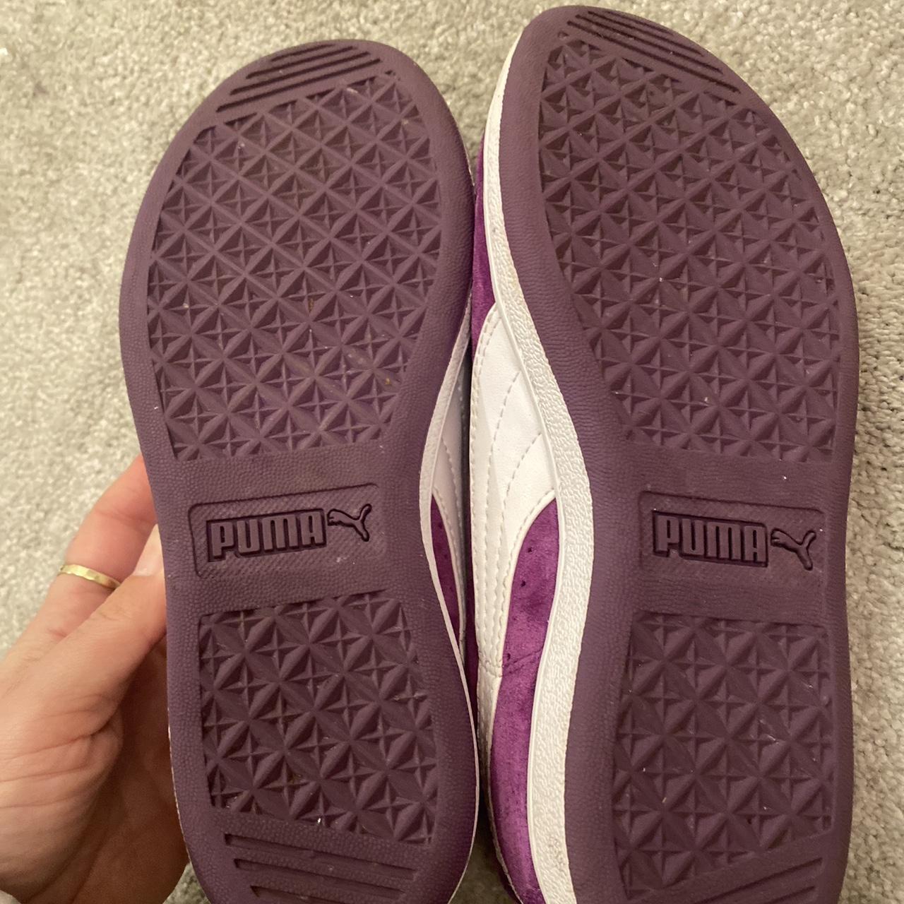 Puma suede hot sale womens purple