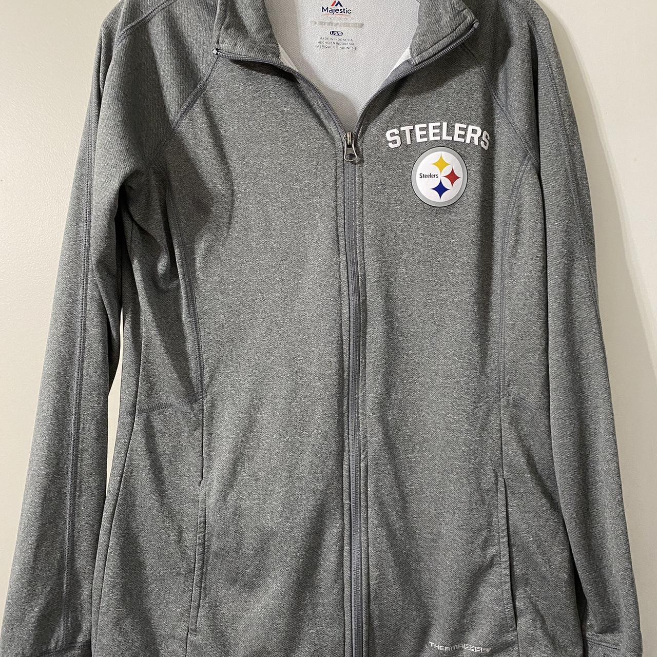 Women's Pittsburgh Steelers jacket. Size large fits - Depop