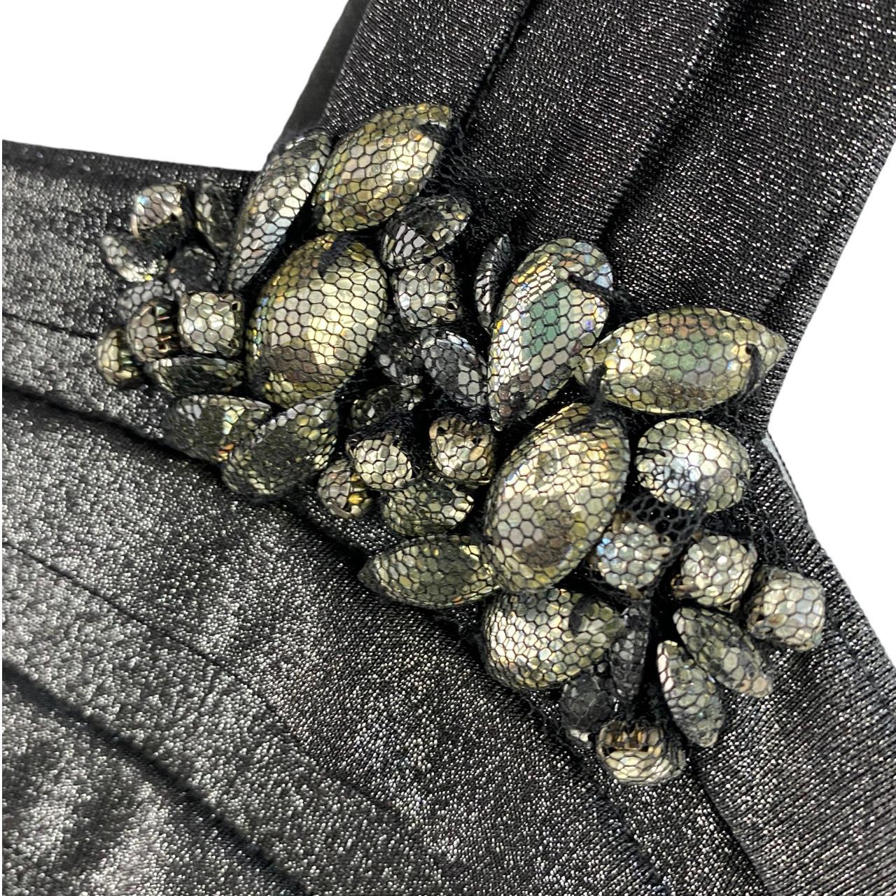 XSCAPE by Joanna Chen Metallic Black 90s Y2K Depop