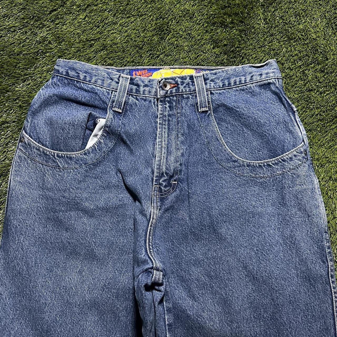 Vintage Wide Baggy JNCO Jeans Tag: JNCO Material:... - Depop