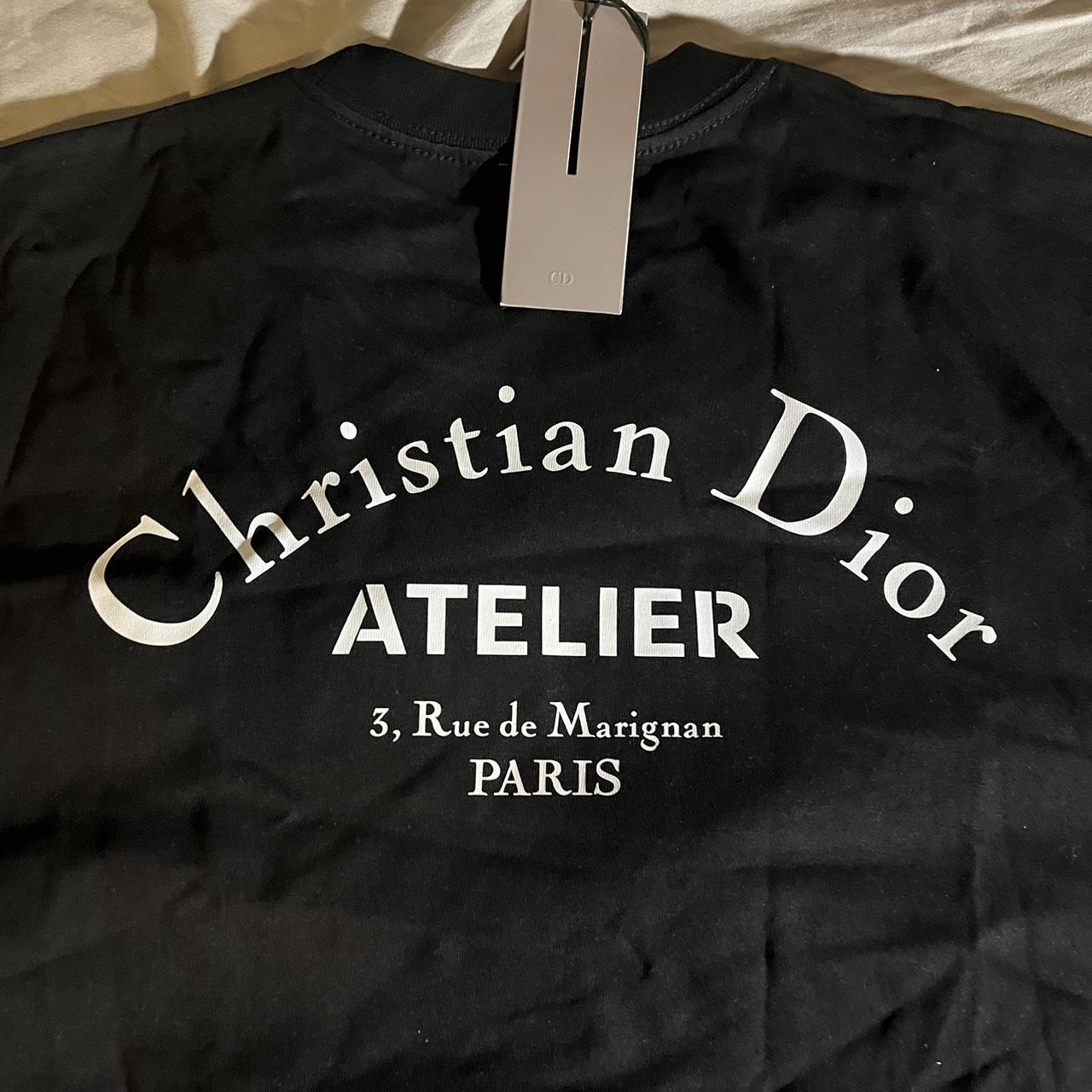 Christian Dior Men's Black T-shirt | Depop