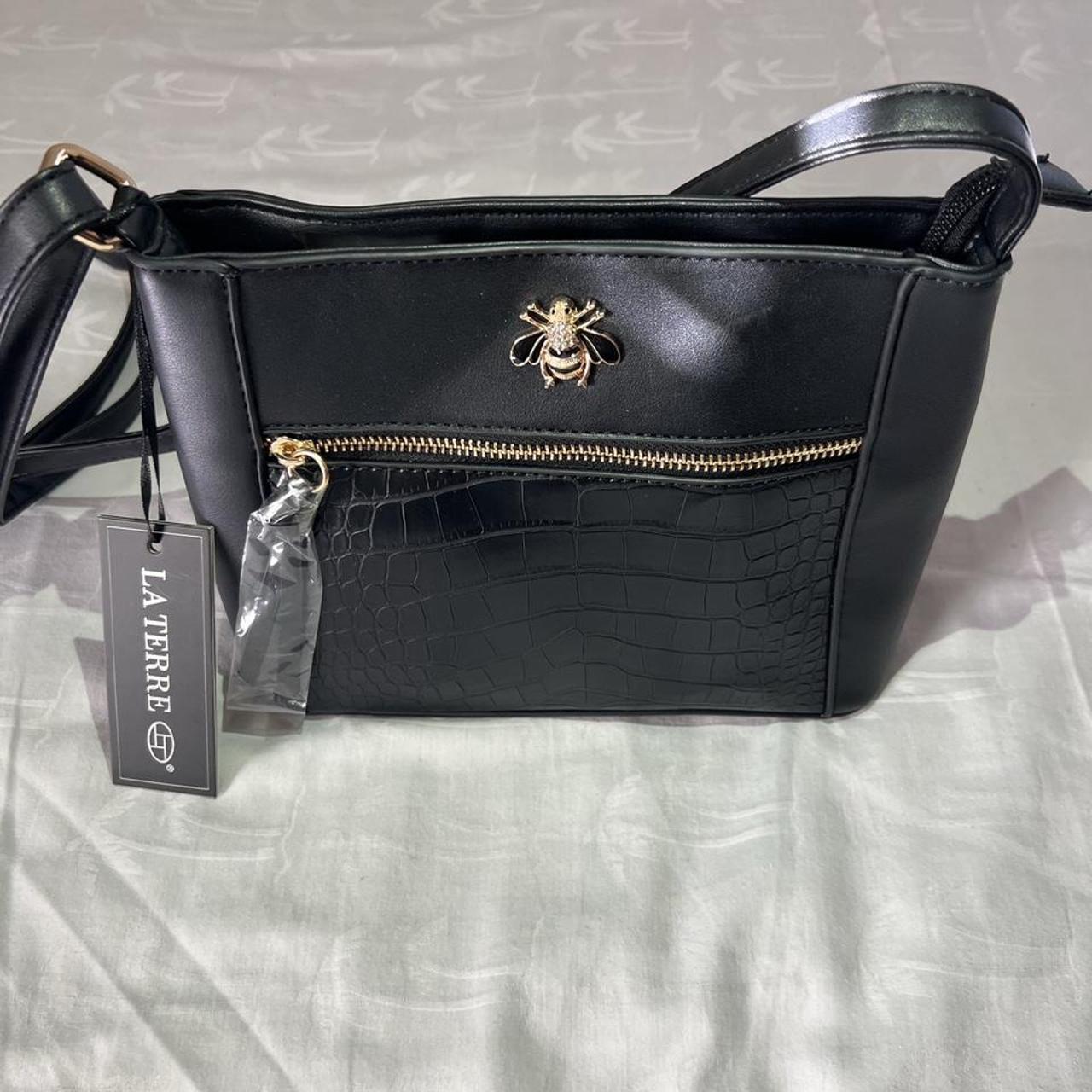La Terre Vegan Leather Crossbody Bag Brand Depop