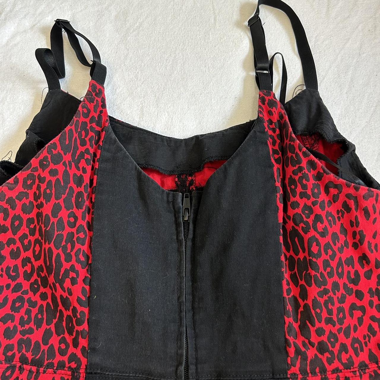 VINTAGE leopard berry fashion factory corset TrippNyc