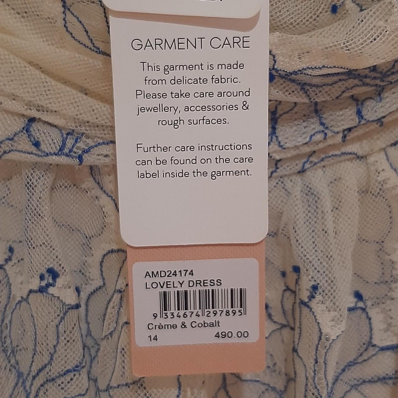 alice McCALL Women's White and Cream Dress Depop