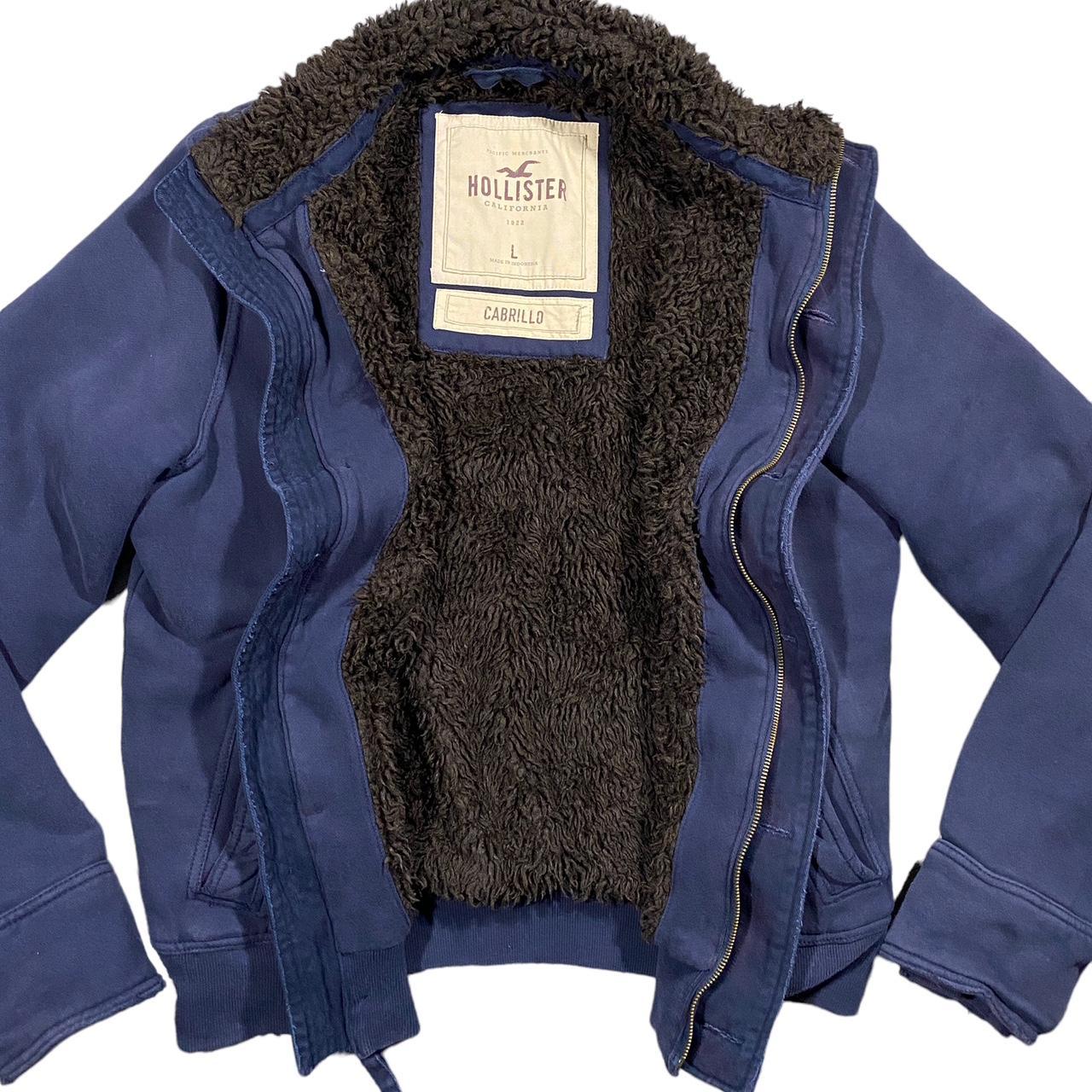 Hollister sherpa lined bomber clearance jacket