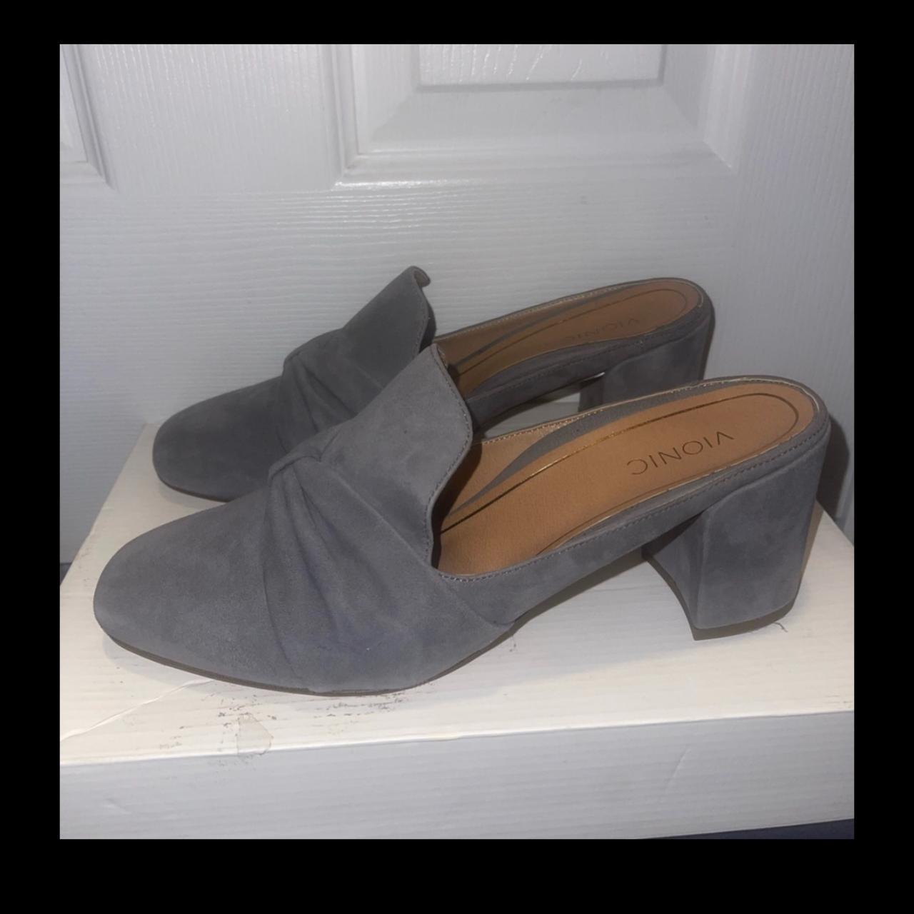 vionic mesh slip on mules