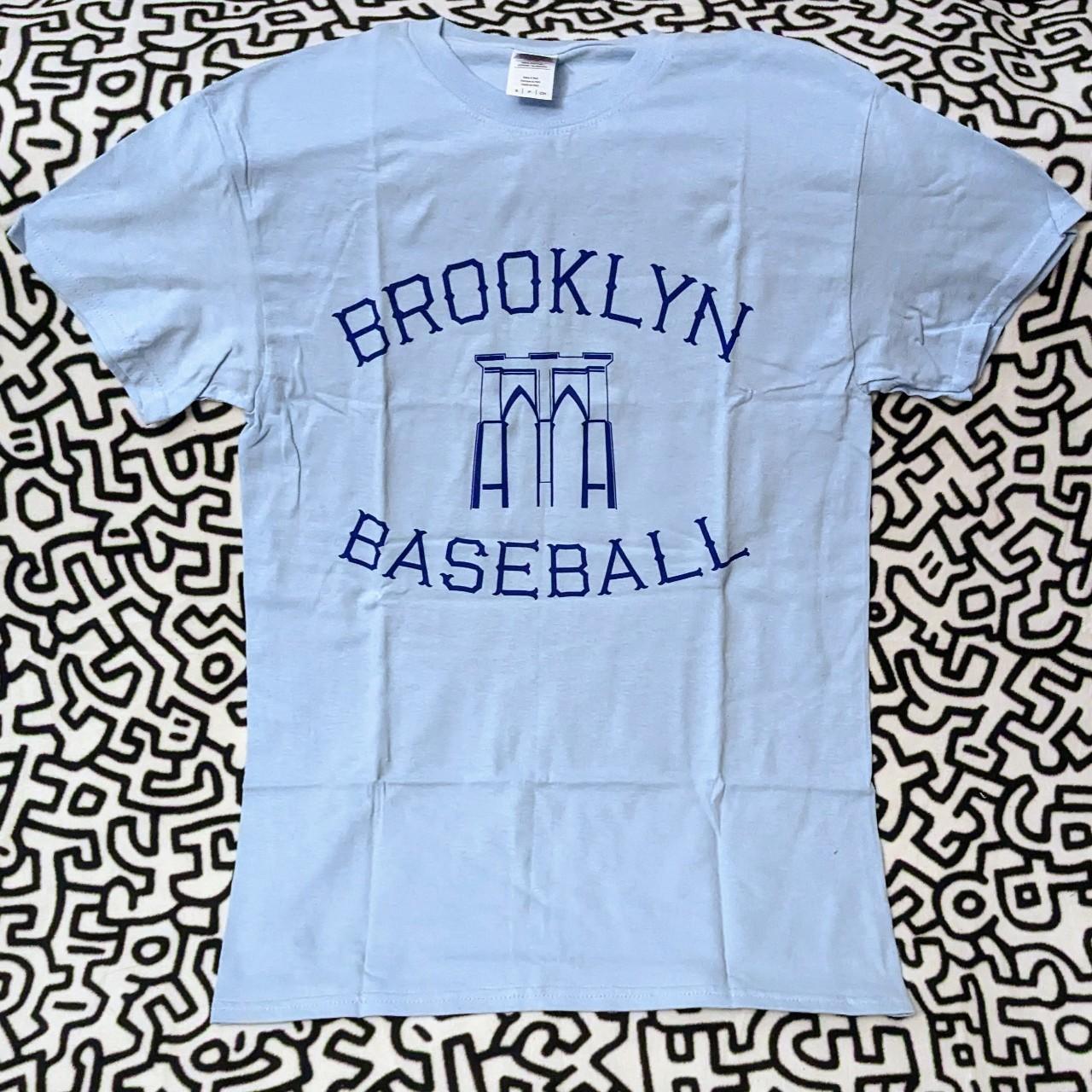 Vintage Brooklyn Dodgers Graphic T-Shirt Light - Depop