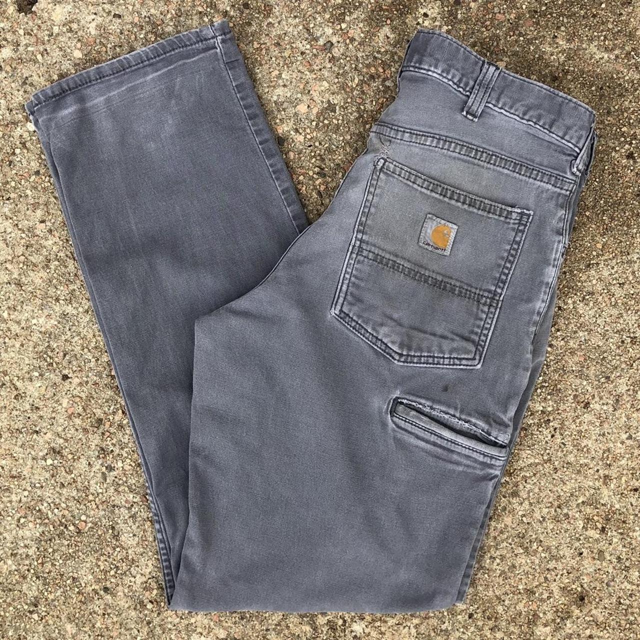 Carhartt pants in gravel colorway Size 32” x... - Depop