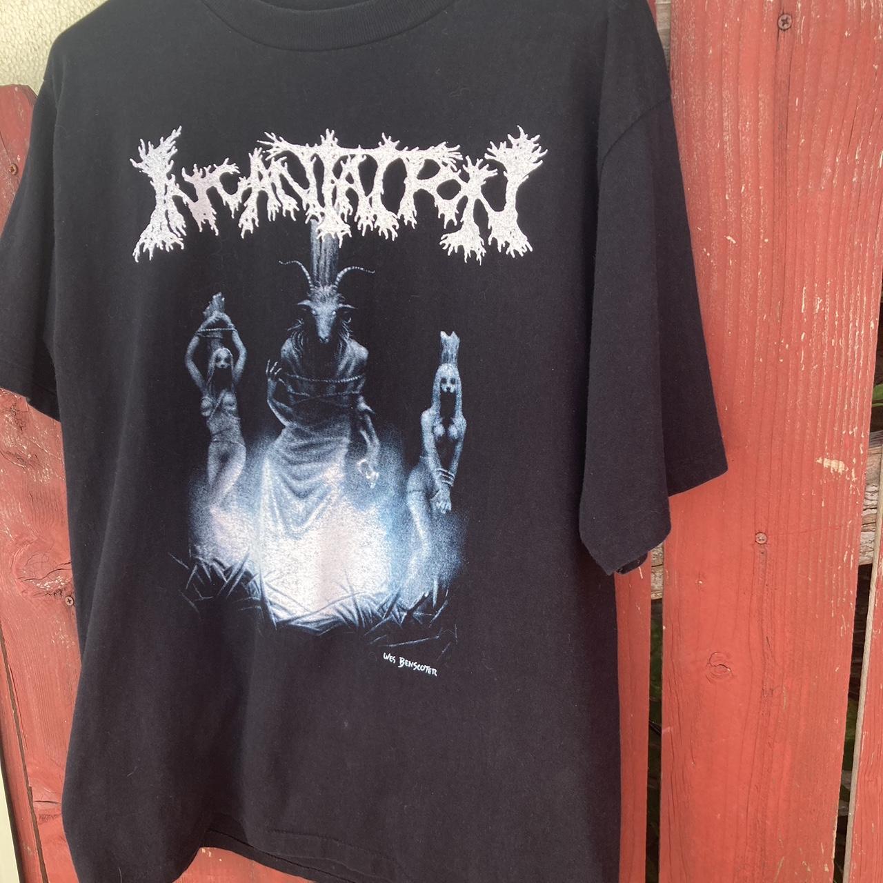 Late 90s Vintage INCANTATION Shirt, Size Large -...