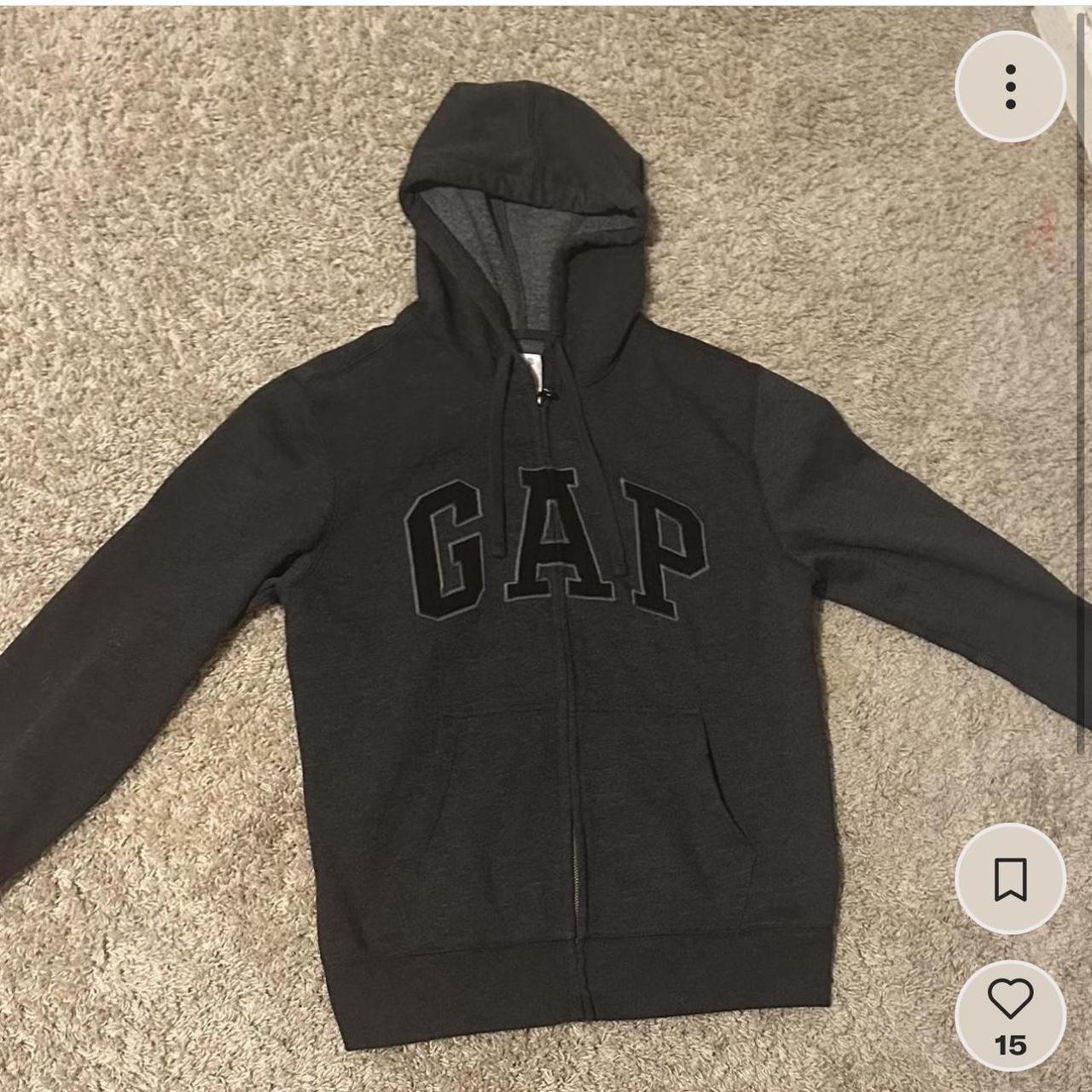 Rare Vintage GAP Zip up hoodie size small - Depop