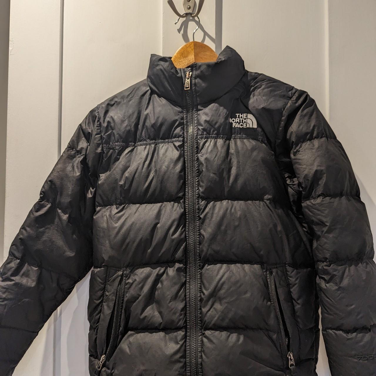 The North Face Black and White Jacket | Depop