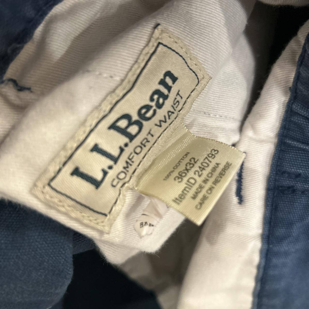 cargo pants * LL Bean navy blue straight leg cargo - Depop