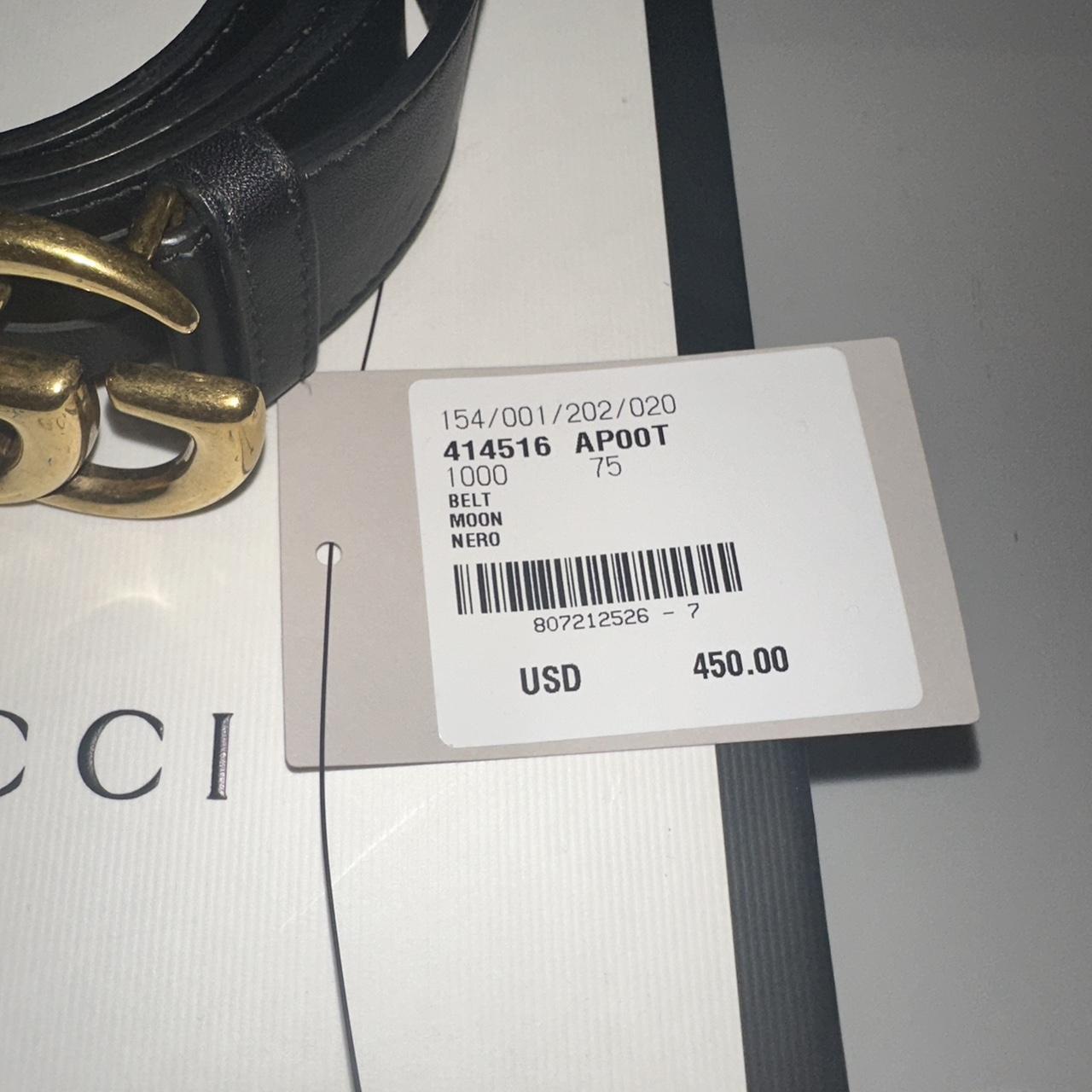 gucci belt women size 75