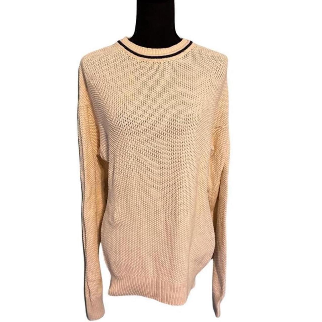 Vintage Wool Eddie Bauer Long Sleeve Beige/Tan deals Sweater